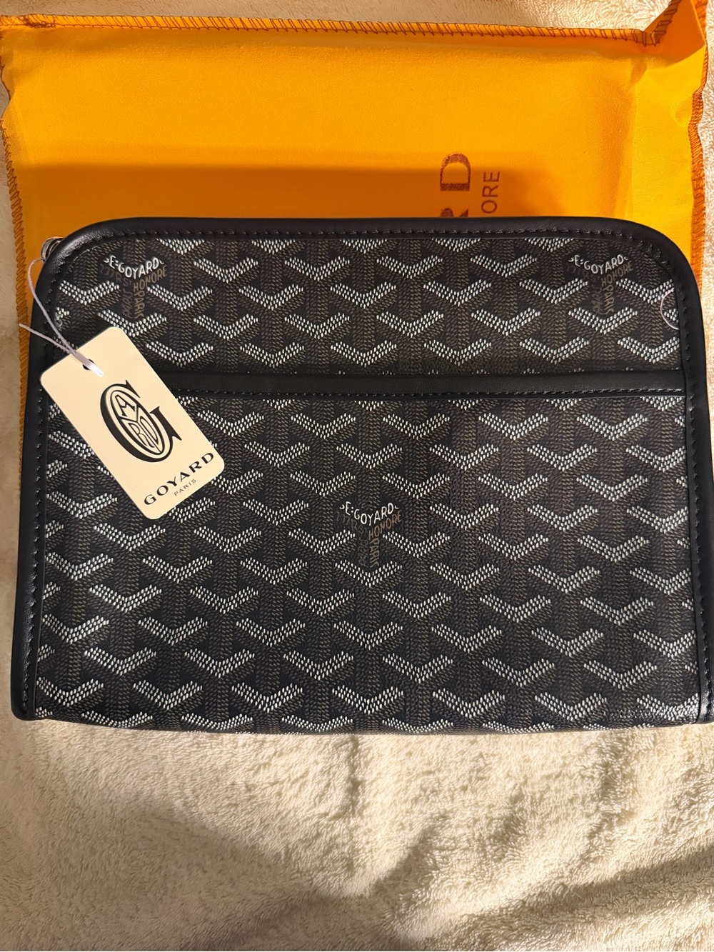 Very Black goyard toiletry bag